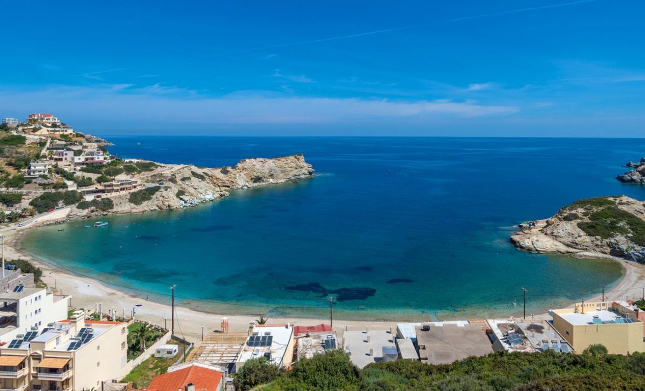 Si vous avez envie de vous baigner sur une plage près d'Héraklion, n'hésitez pas à vous rendre à la plage de Lygaria, qui se trouve à quelques minutes en voiture.